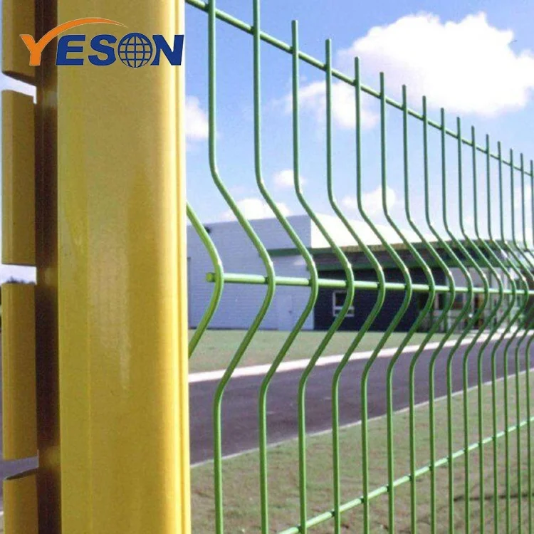 Заводская поставка двора гвардии изгиб сварной проволочной сетки панели забора