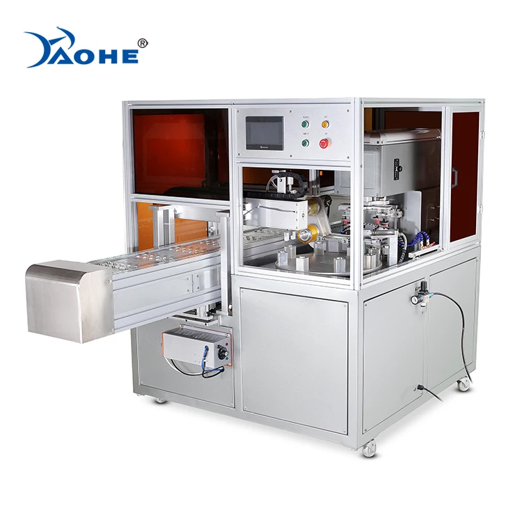 Automatic rotary 8 stations pen phone case bluetooth headset pad printing machine