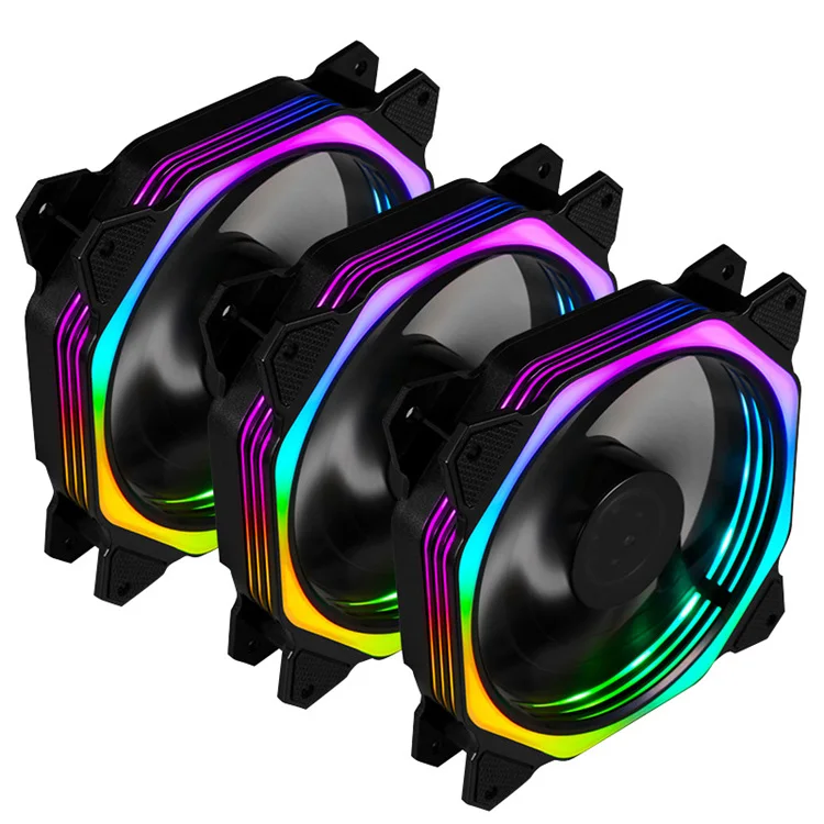 High Quality low price RGB radiator fan cooling 12025 RGB fans cooler cooling fan 120mm
