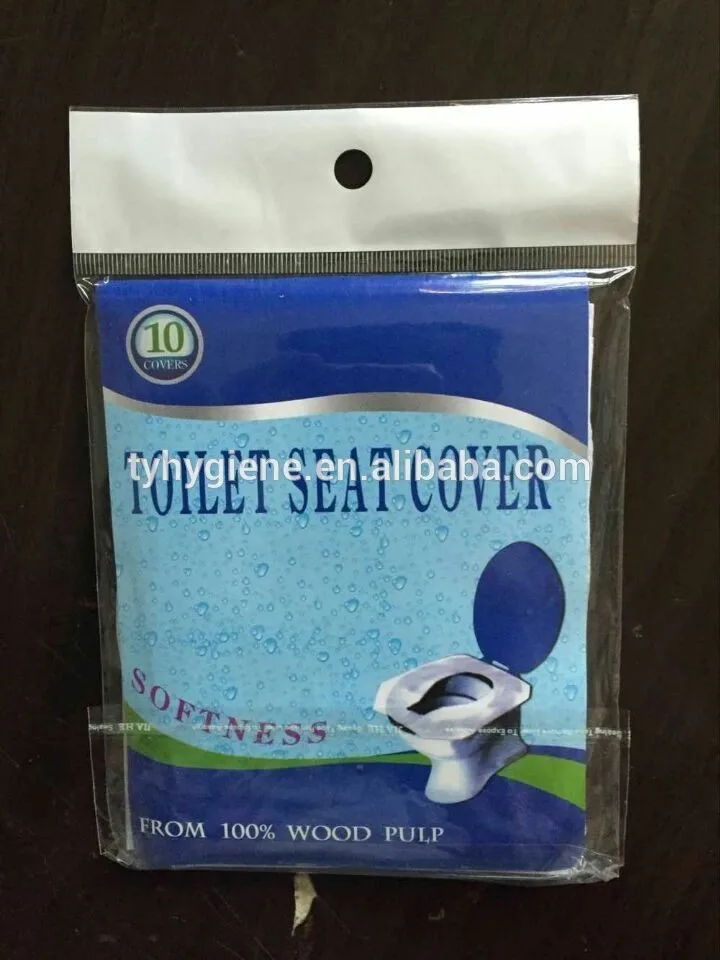 Soft Skin Cheapest Universal Disposable & Flush-able Paper Mat Toilet Seat Covers commercial paper toilet seat cover