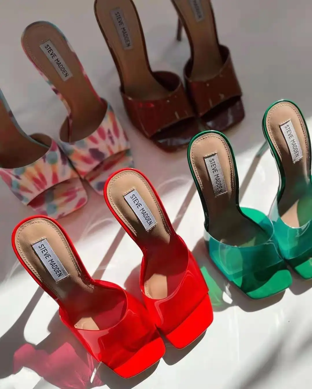 2021 красные прямые сандалии на высоком каблуке с острым носком, шлепанцы с индивидуальным логотипом, женские сандалии, шлепанцы на танкетке