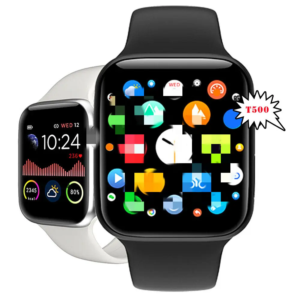 T500 Smart Watch BT Call Touch Screen Music Fitness Tracker Bracelet Watch Passometer Heart Rate Waterproof