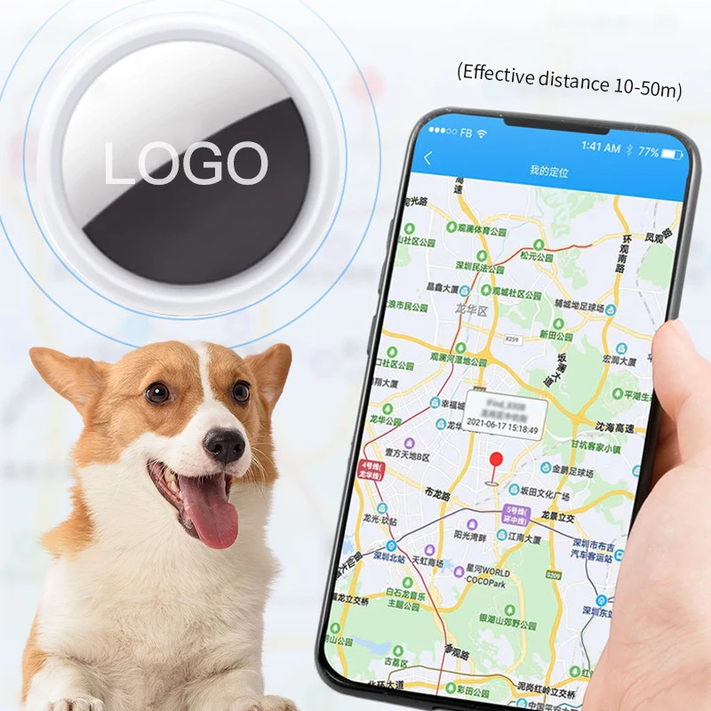 Hot sales Smart 4g Bt Gps Dog tracker & locator Airtag Kids Pet Keychain Tracker Mini Gps Cat Tracker & locator
