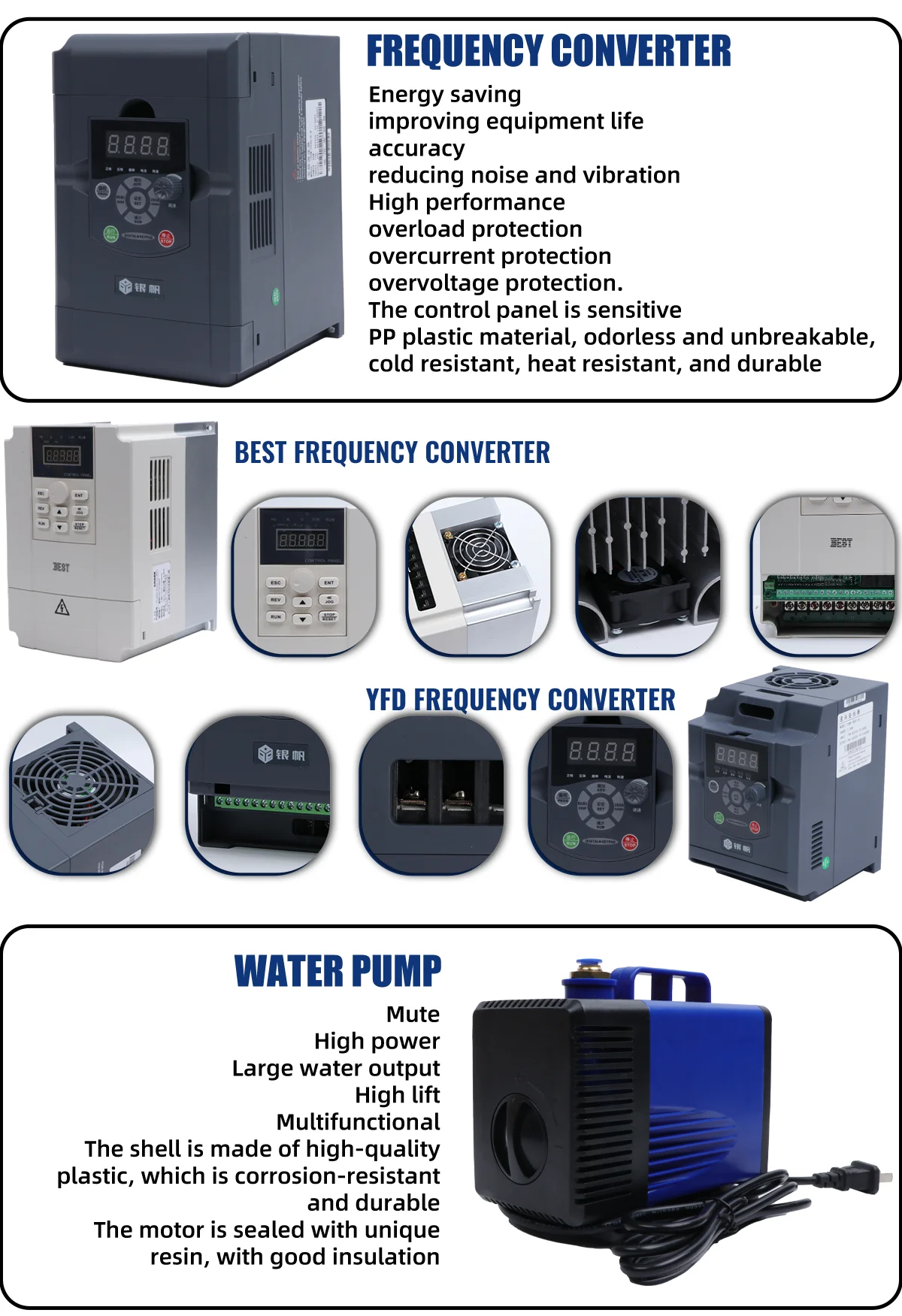 CNC Router Kit 1.5kw ER16 Water-Cooled Milling Spindle Motor+VFD Inverter+80 Bracket+80W Water Pump