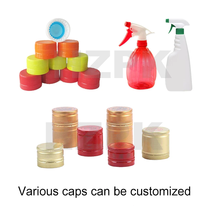 HZPK Automatic Customized Linear ropp Duckbill Screw Capping Machine For Bottle cap