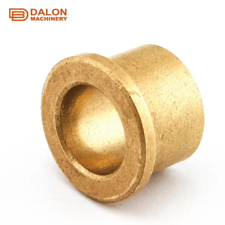 Sintered Metal Bronze Flange Plain Bush Bearing