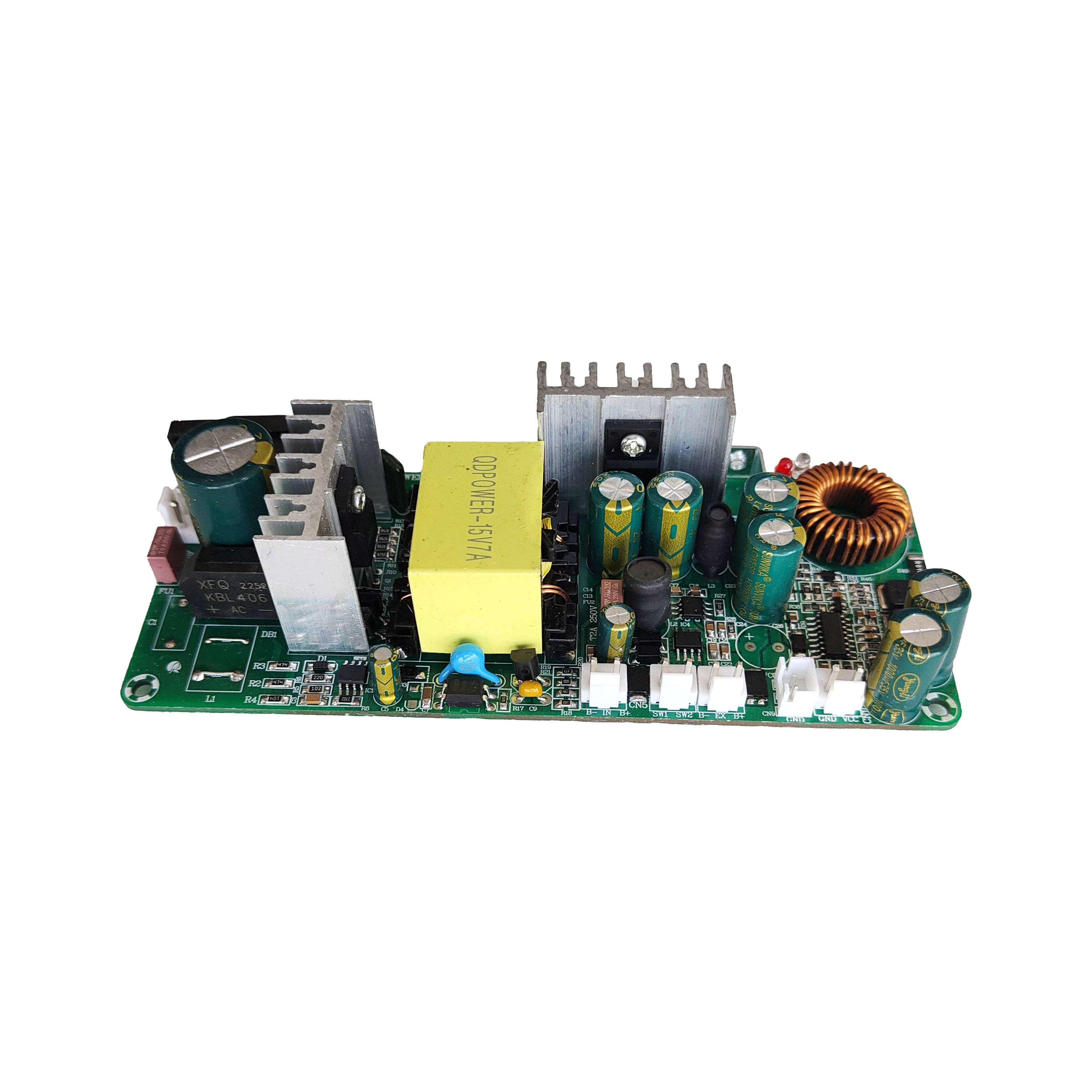 Hot 15V 7A 105W AC DC Switching Power Supply Single Power Supply Board For Amplifiers Speakers