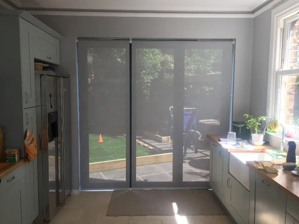 High quality Sunscreen Zipper Roller Window blinds for Bedroom House Office