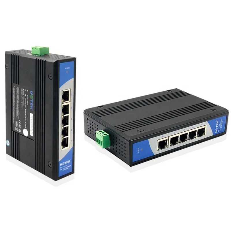  UT-6405 5-разъемное зарядное usb-устройство для промышленного класса non-управляемый коммутатор Ethernet 10/100 Мбит/с Автоматическое согласование полный дуплекс полудуплекс auto