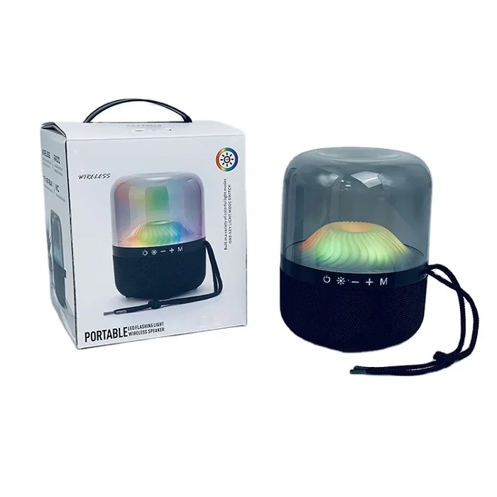 Factory Fabric Speaker Portable Wireless Stereo TWS Speaker TG 325 Subwoofer Waterproof Sound for Party with LED