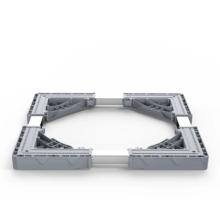 Household Manual Adjustable with 4 wheels Roller Washing Machine Base