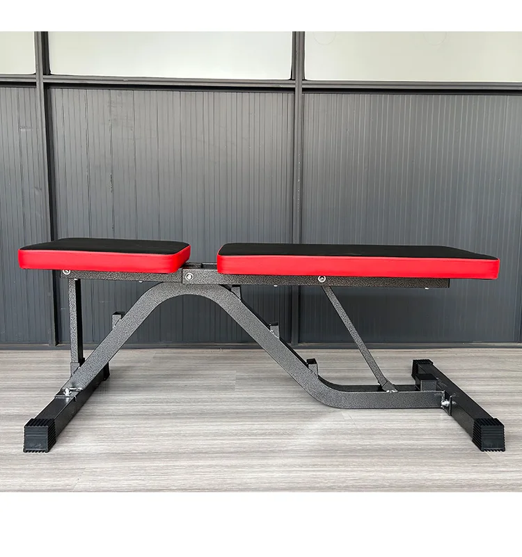 Home Gym Equipment Adjustable Folding Weight Bench Foldable Incline Exercise Bench with Resistance Bands