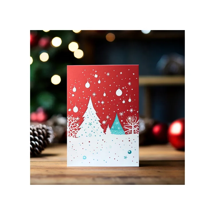 After-sales postcard greeting card good e-commerce evaluation service customized coupon thank you letter foreign trade fold card