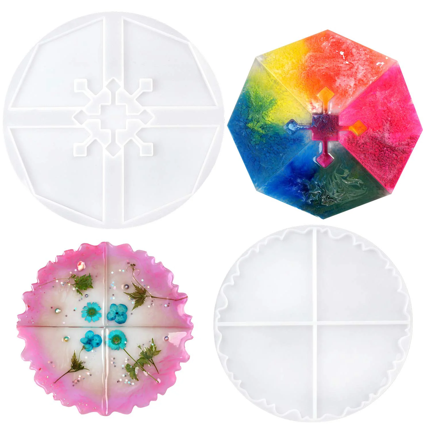 Силиконовые каботажные формы для эпоксидной смолы