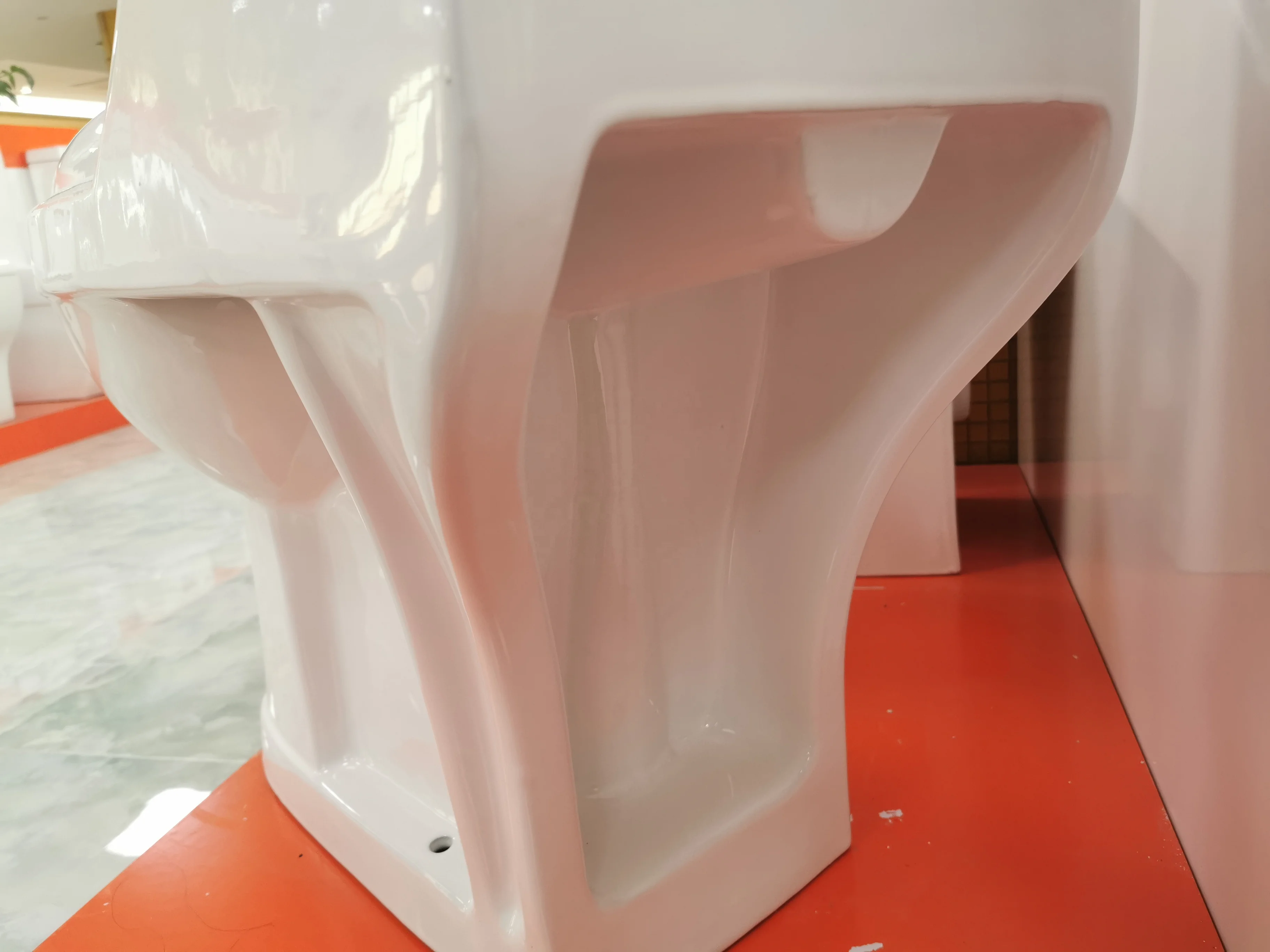 Pakistan 100MM Roughing-in Toilette Wc Ceramic Sanitary Ware One-piece S-trap Free Standing Bathroom WC Toilet Commode