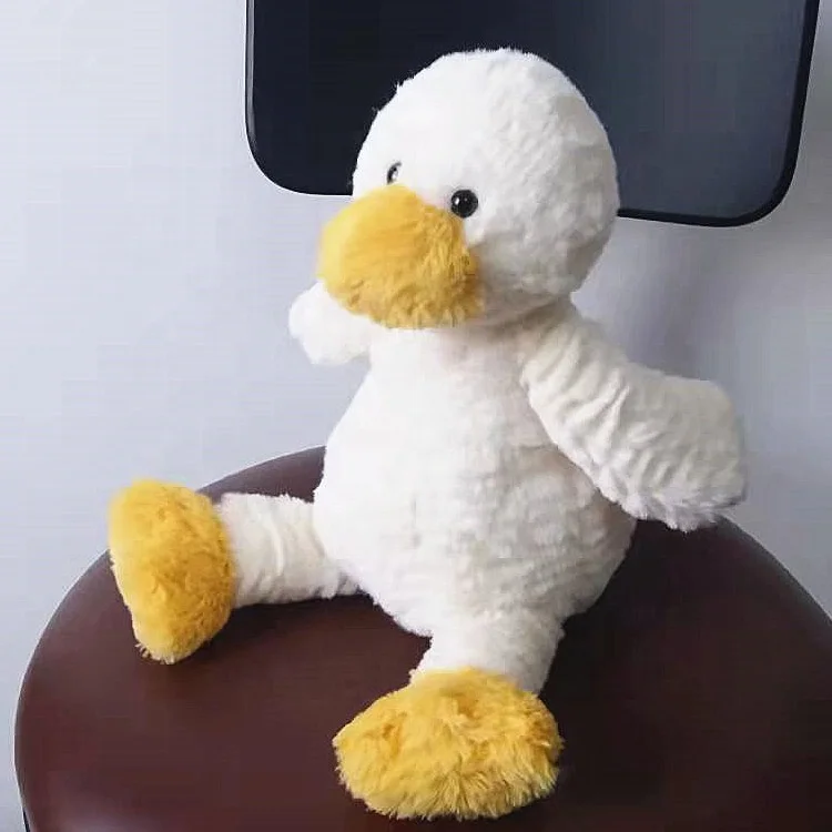 30cm Cute baby kids gifts farm yard plush duck lifelike stuffed animal small yellow soft toy duck doll