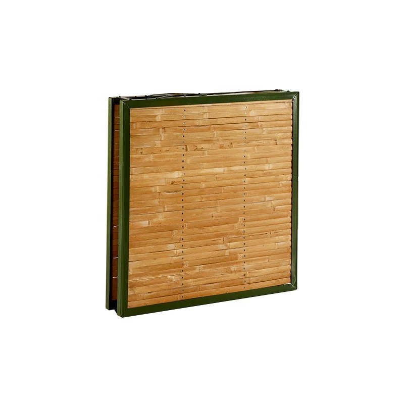 Solid Wood Bed Board 1.2m Household Simple Double Nap Escort Bed Reinforced 1m Small Single Iron Frame Folding Bed