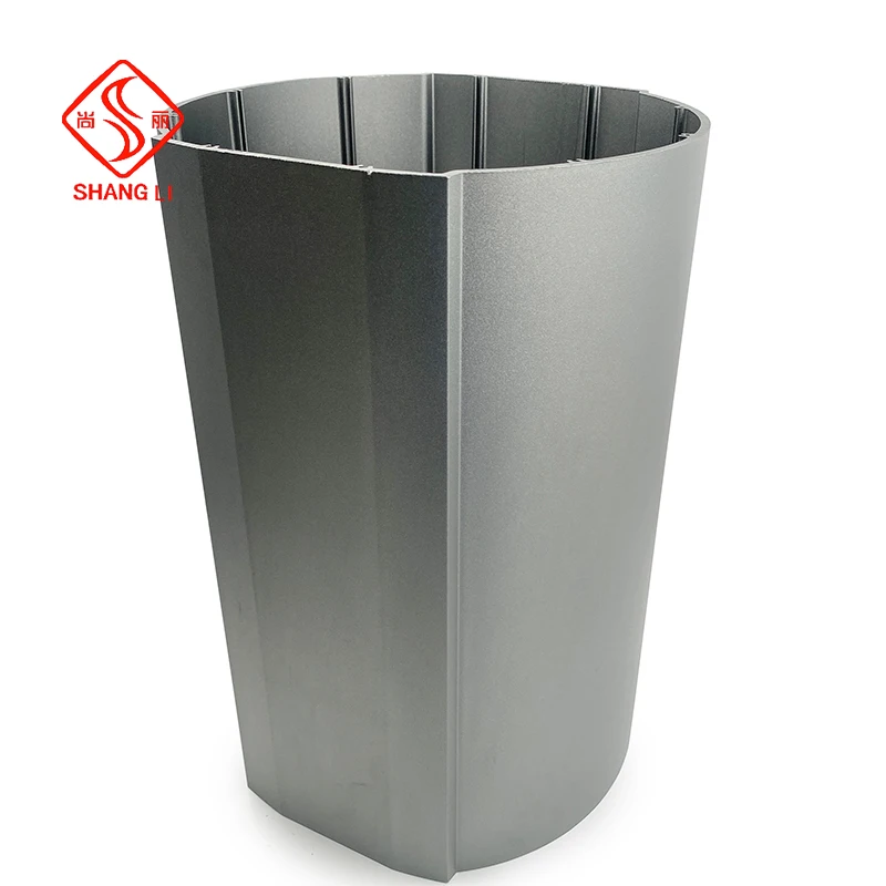 Custom round outdoor enclosure high quality anodizing metal enclosure cnc machining cutting enclosure