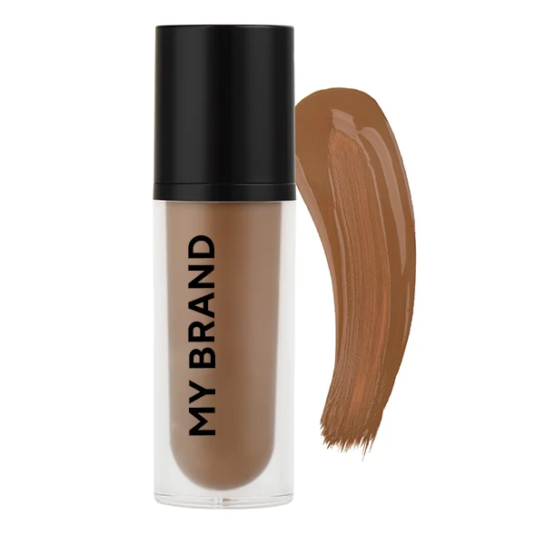 LOW MOQ high Quality sample 40 colors No logo Natural Skin flawless liquid foundation full coverage waterproof Makeup