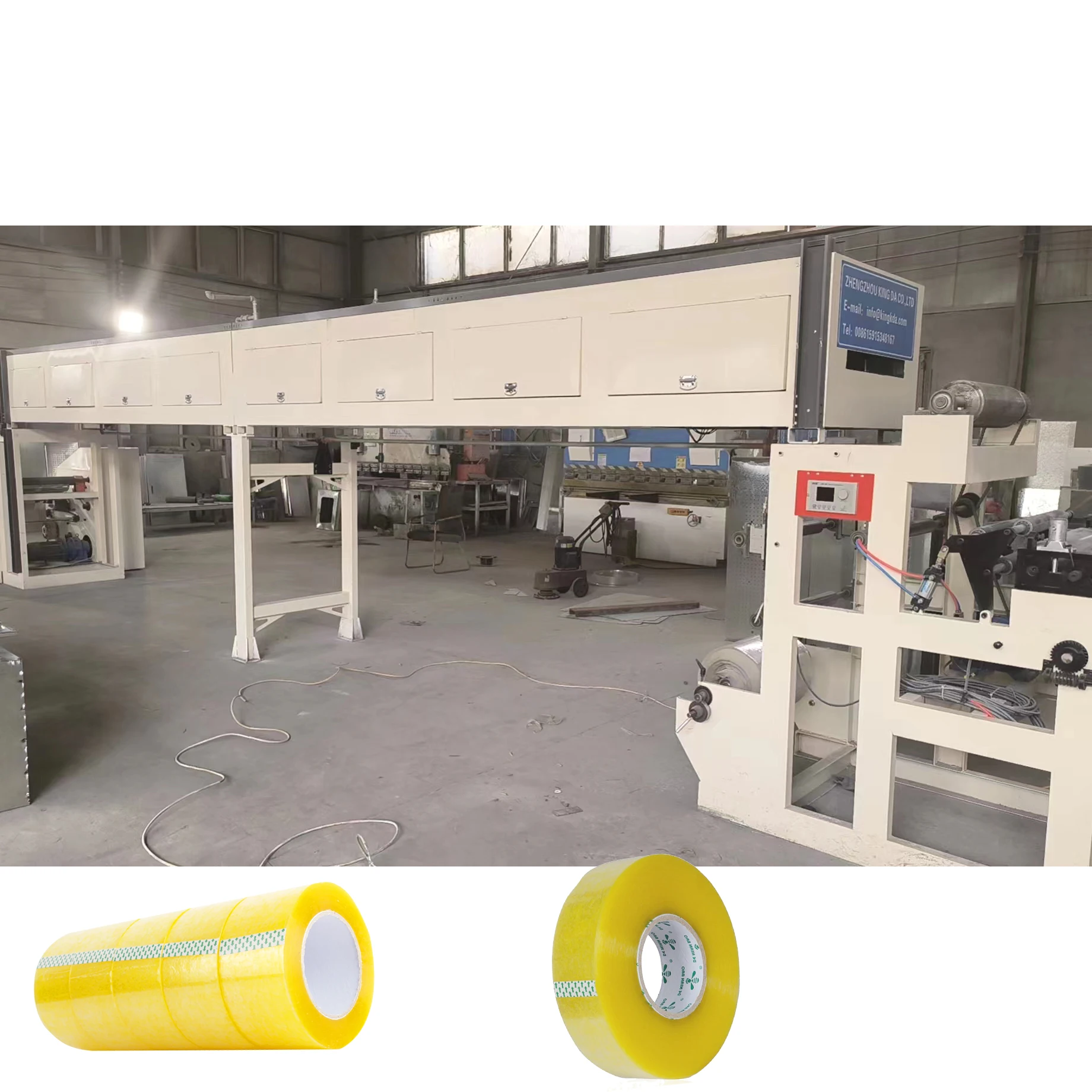 packing plastic adhesive tape machine, polyimide film tape