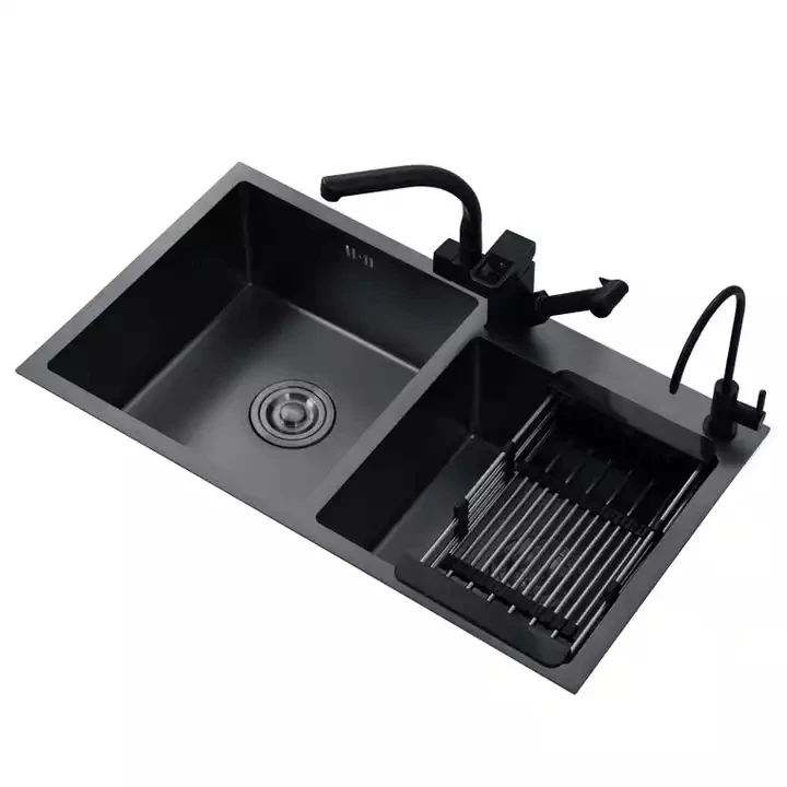 Single Basin Dishwashing NANO Sink 304 Stainless Steel Handmade Kitchen Sink Undermount Sink