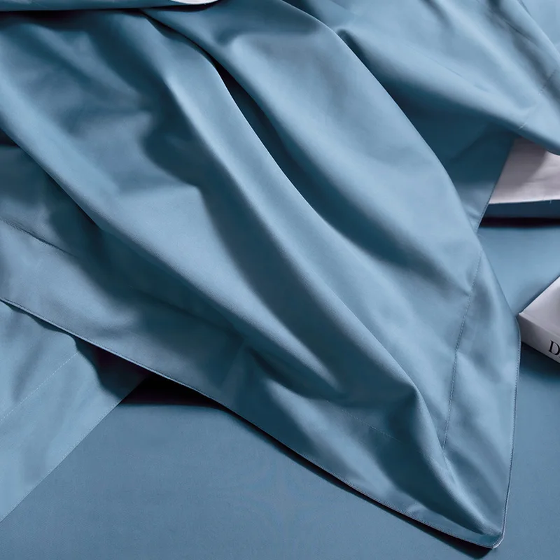 Органический стиль сертификат OEKO-TEX 100% хлопок Роскошное Одеяло пододеяльник комплект домашнего постельного