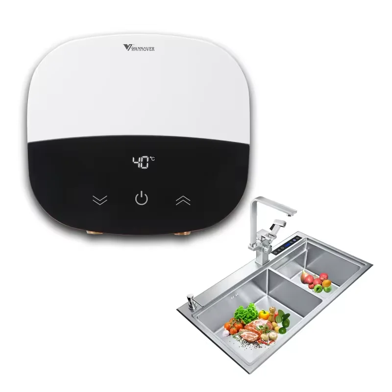 Home Mini Shower Bathroom Under Sink Tnstantaneous Electric Tankless Hot Water Heaters Electr Geyser For Kitchen