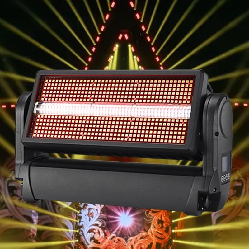 AOPU 1000W RGB 3In1 Waterproof LED Strobe Stage Light moving head wash Light For Wedding Night Club