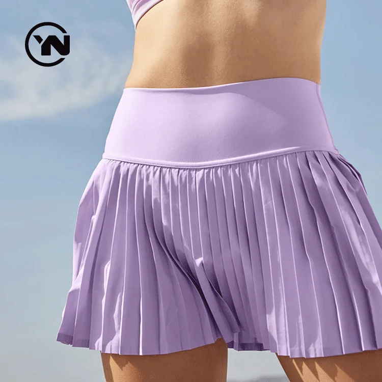 Популярная женская одежда Tiktok, Спортивная юбка для тенниса, юбка для гольфа, брюки, плиссированные шорты, юбка большого размера с карманами на спине