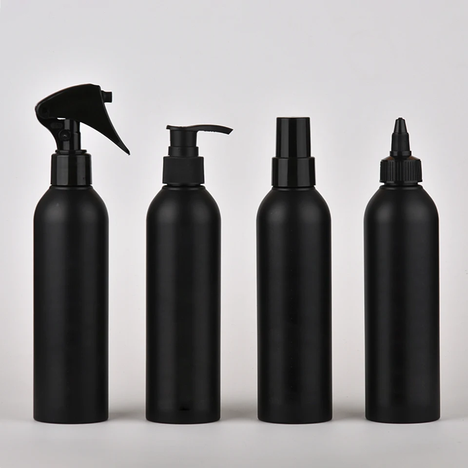 Black Matte 80ml 100ml 120ml 150ml Personal Care Alcohol Toner Bayonet plastic Fine Mist room perfume Spray Bottle
