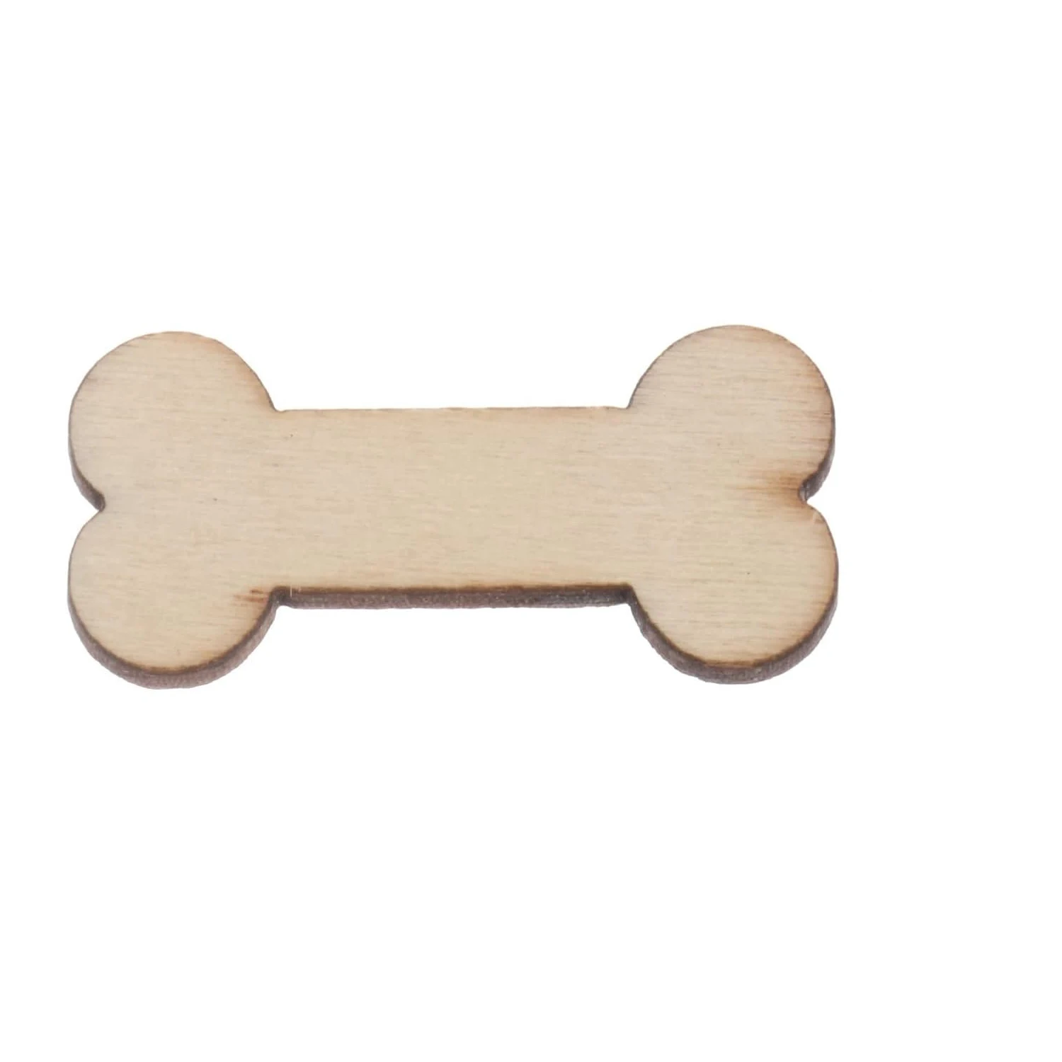 Tabletop Decoration 50 Pieces Wooden Dog Bones Hollow Out Unfinished Wooden Dog Bones Slices Blank Bone Wooden Decoration