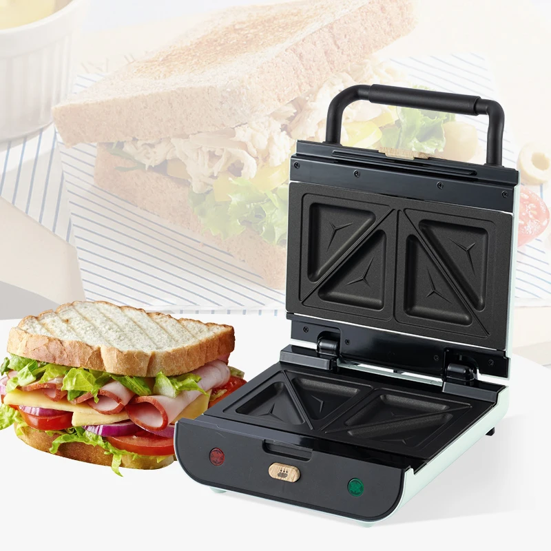Automatic Panini Sandwich Press Grill Maker  Double Sided Non Stick Waffles Sandwich Maker Machine