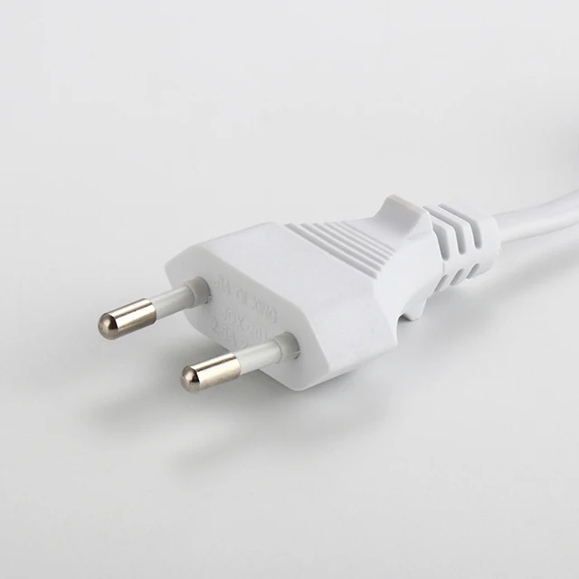 0.5m 1.2m 1.5m Power Cord Cable Standard VDE 2.5A 250V 2 Pin Plug AC Plug