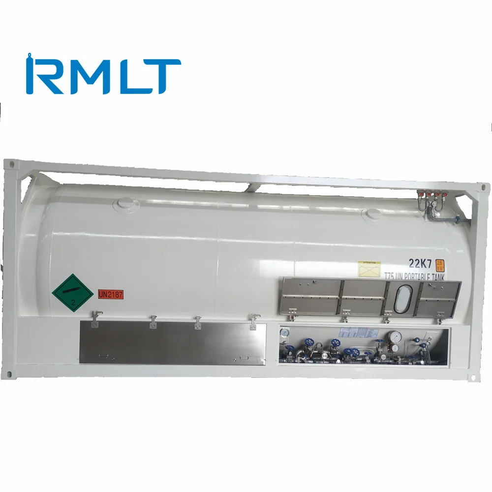 99.999% Liquid Argon/Argon Gas in 20FT T75 ISO Tank Container