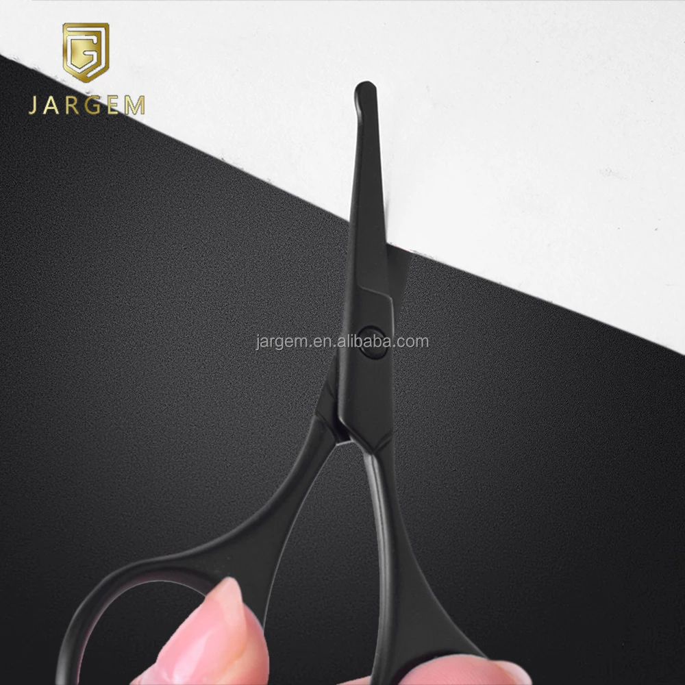 Colorful Coating Nose Hair Scissors Stainless Steel Mini Manicure Nail Scissors for Eyebrow Safety Scissors