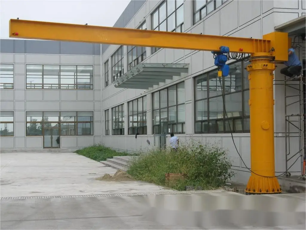 Marine Folding Forklift BZD 0.5 1 2 3 4 5 6 7 8 9 10 Ton Small Mobile Portable Lifting Jib Arm Cranes Crane with Electric Hoist