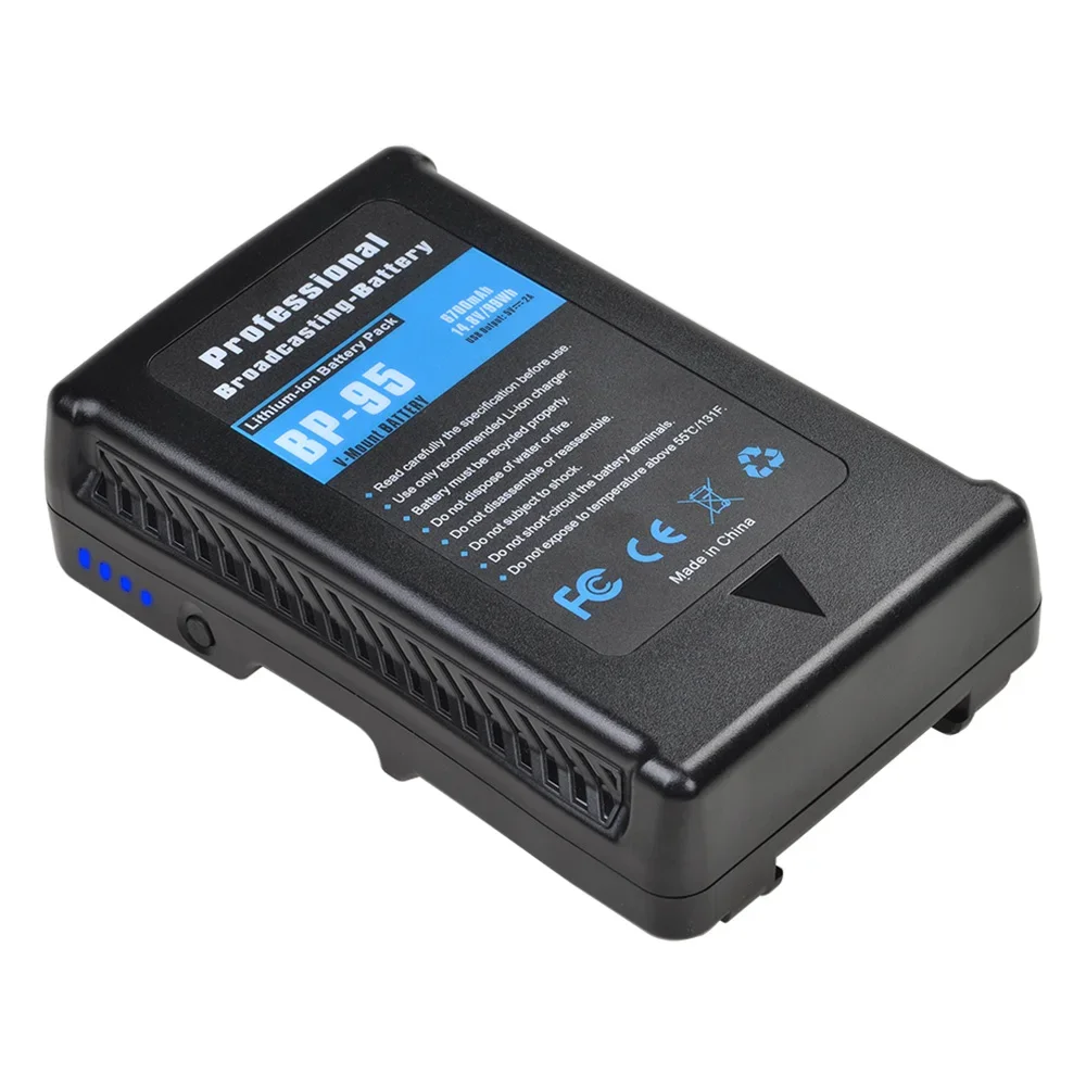 14 8 В 6700 мАч с выходом D-Tap зарядное устройство BP-95 v-Mount V-Lock батарея для Sony BP серии видеокамеры литиевые батареи