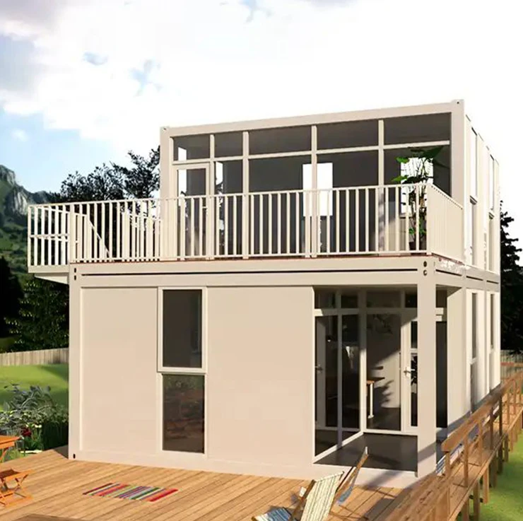 supplier prefabricated beautiful eco friendly modular homes heat insulation prefab container house for australian standard