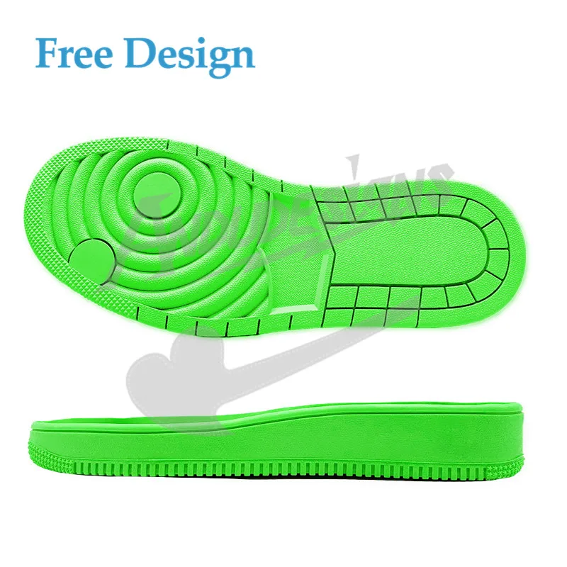 Custom Brand Manufacturing Sports Men Sneakers Transparent Outsole Casual Shoe Sole Rubber Sole