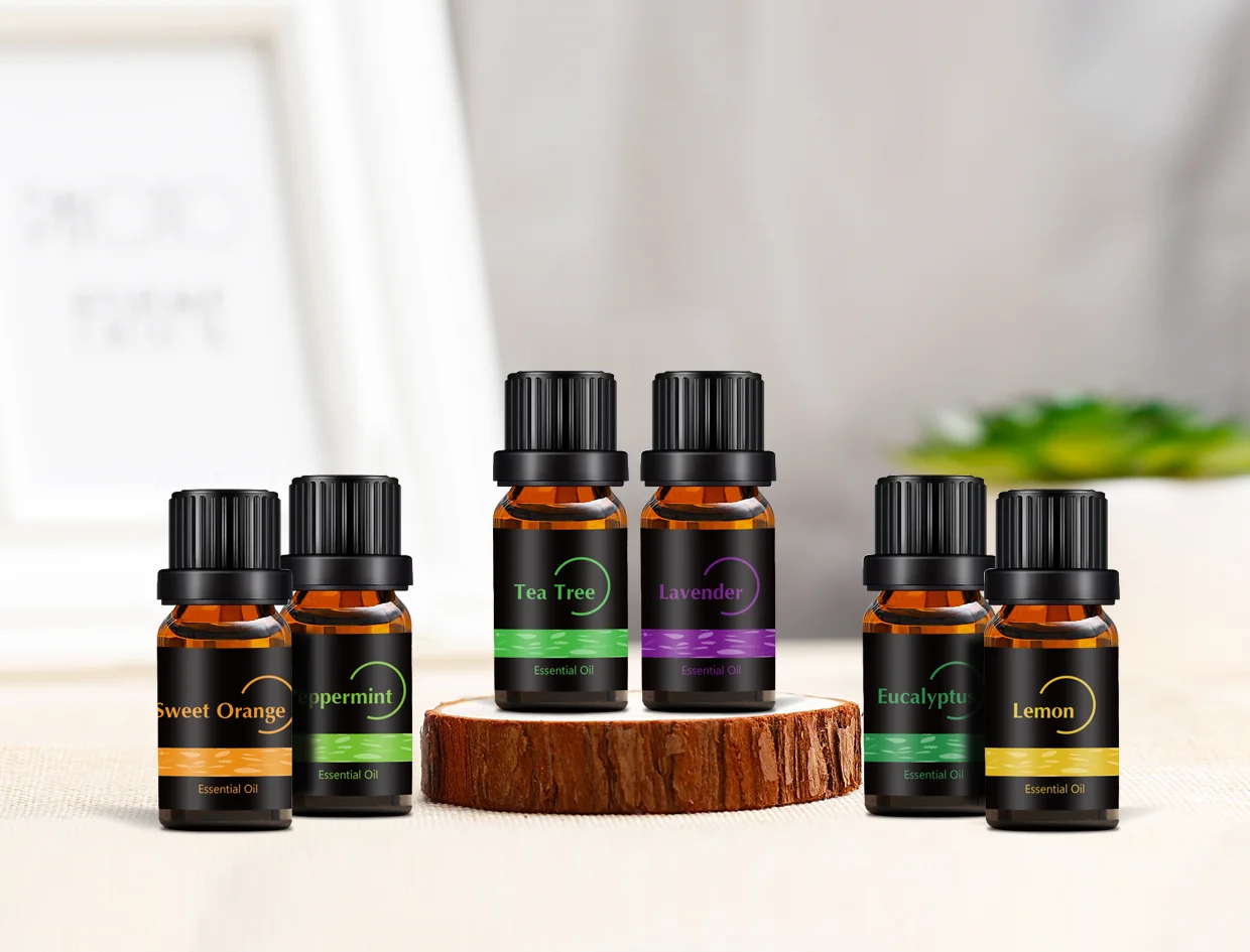 Диффузор для использования натурального чистого подарочного набора терапевтическое чайное дерево Лаванда эфирное масло (новинка)