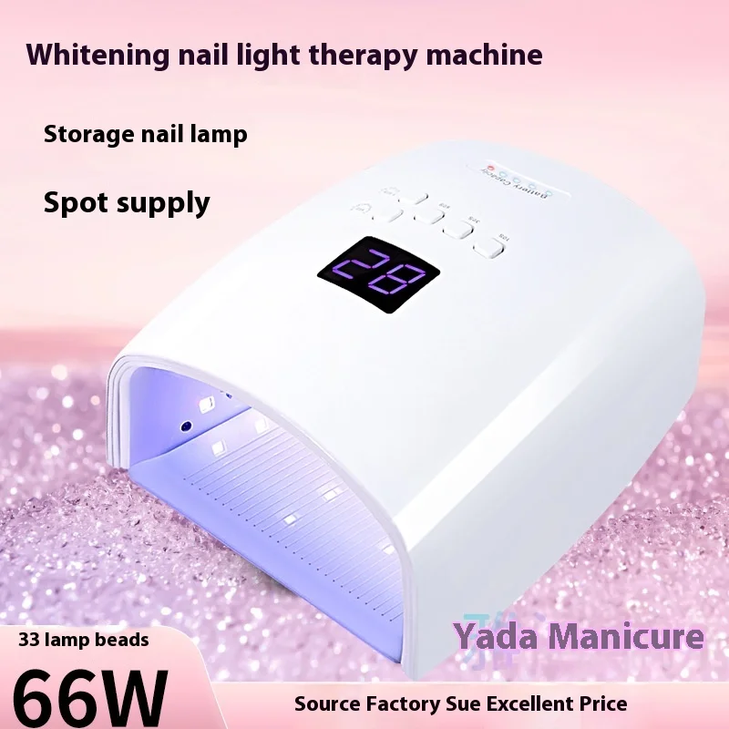 Manufacturer Wholesale S10 66W High Power UV Nail Lamp Wireless Charging Long Battery Life Nail Polish Baking Dry Lamp