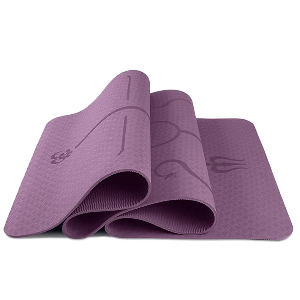  TPE Yoga Mats Anti-slip Blanket Gymnastic Sport Health Lose Weight Fitness Exercise Pad Women