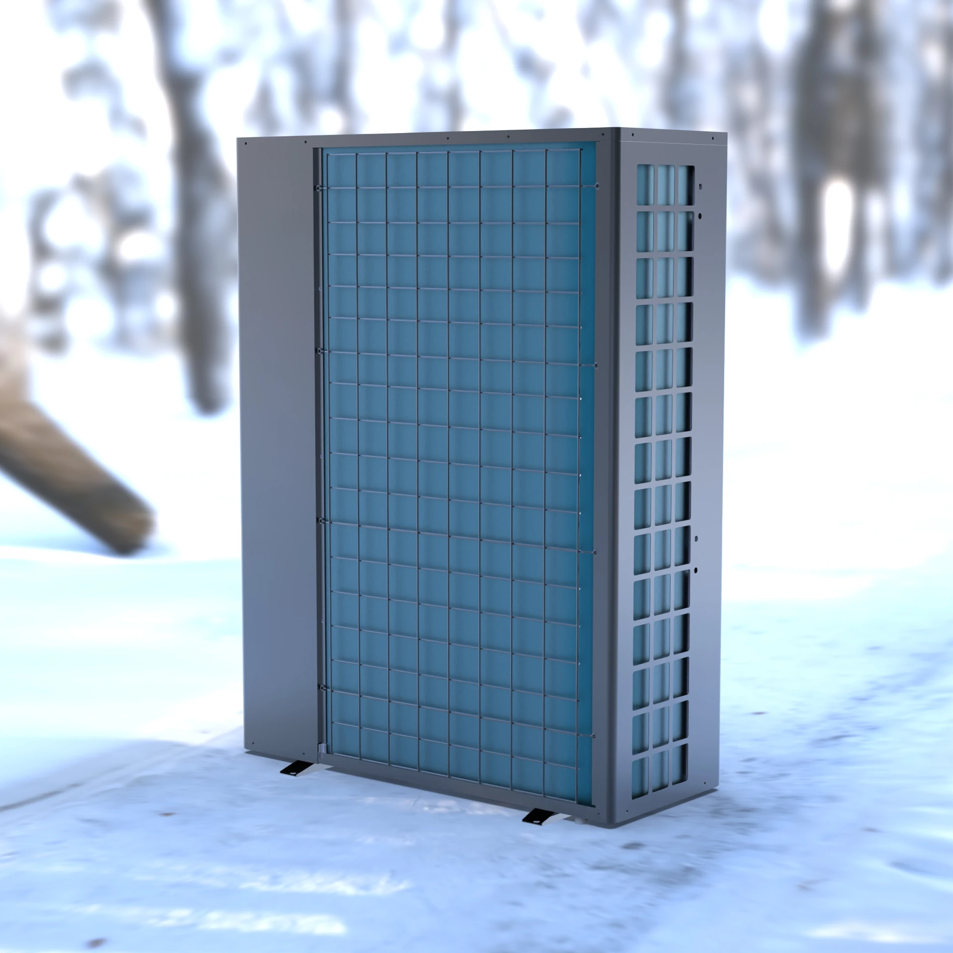 Heating Cooling Hot Water Air Source High Temperature Heat Pump R32