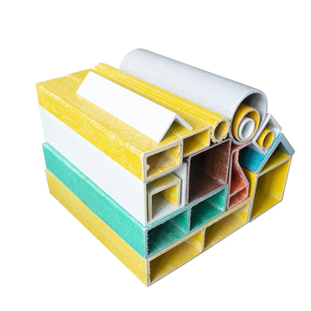 High Quality Multiple Shapes High Strength Crossion Resistant Pultrusion GRP Profiles