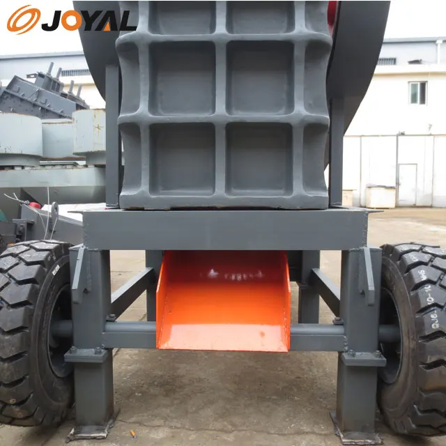 JOYAL High Crushing Effciency portable diesel engine stone crusher jaw crusher price
