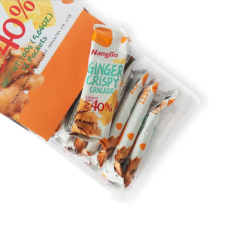 Nutrient Rich Healthy Ginger Coconut Crispy Cracker Biscuits Cookies