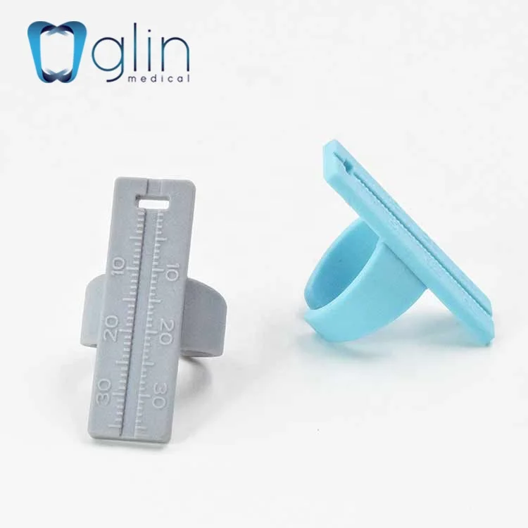 Dental Ring Rulers Colourful rulers for measuring endo files dental instrument G-06