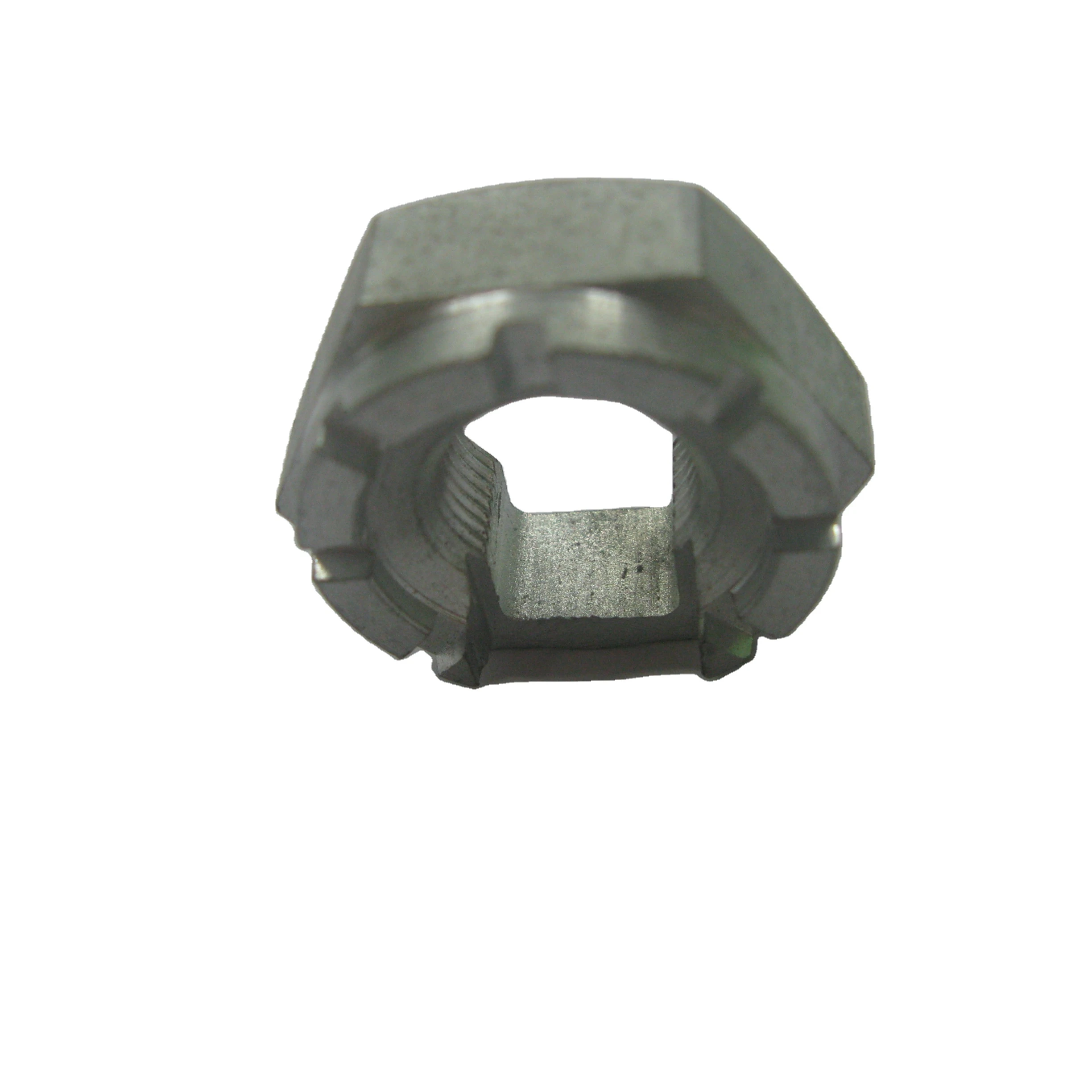 Метрические шлицевые гайки для автомобильных замковых шестигранных гаек серебристого цвета