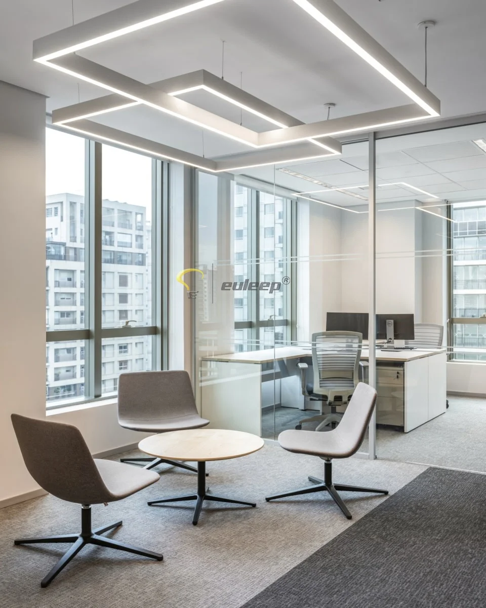 Euleep led light X shape  connectors,  linkable to multies crossed rectangle, premium club lighting or meeting room lighting