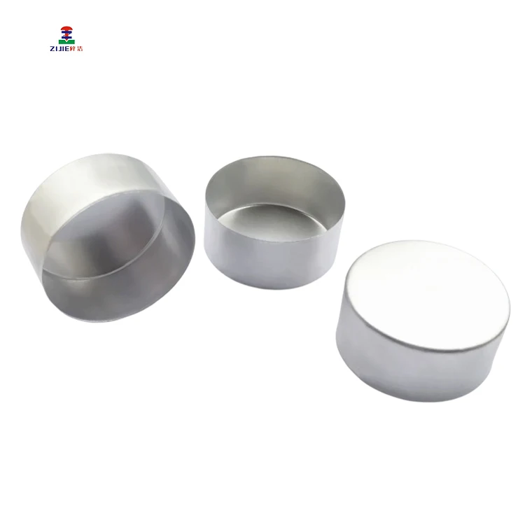 Best Selling Tea Light Candle Wash White Circle Shape Metal Craft  Aluminum Tealight Candle Cup